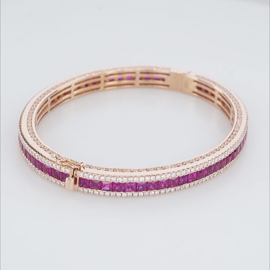 Princess Bangle with Diamonds