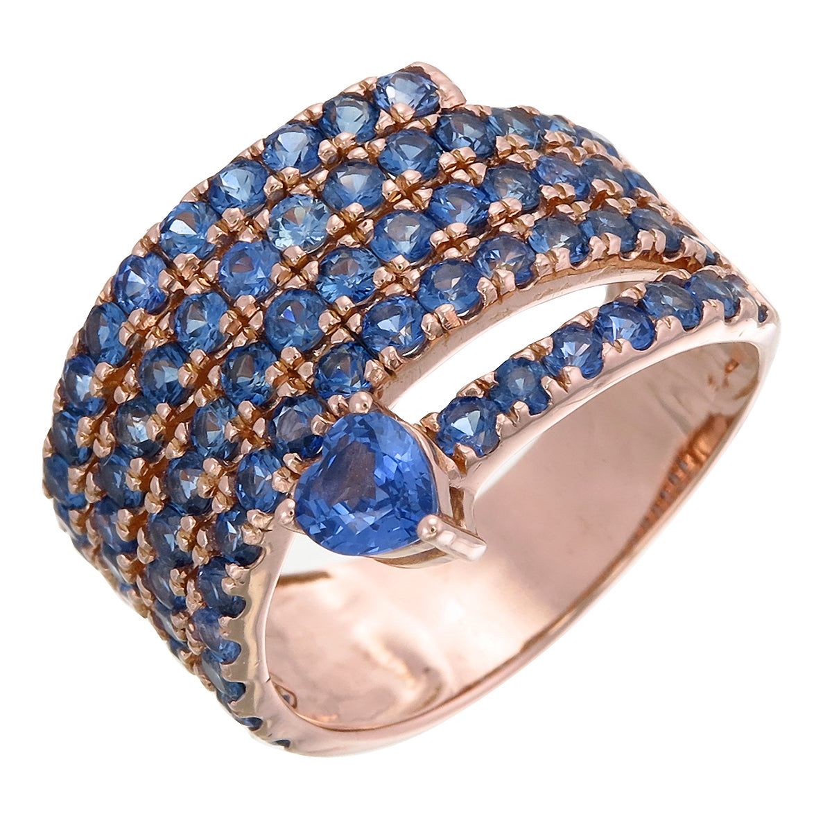 18K Wrap Sapphire Ring